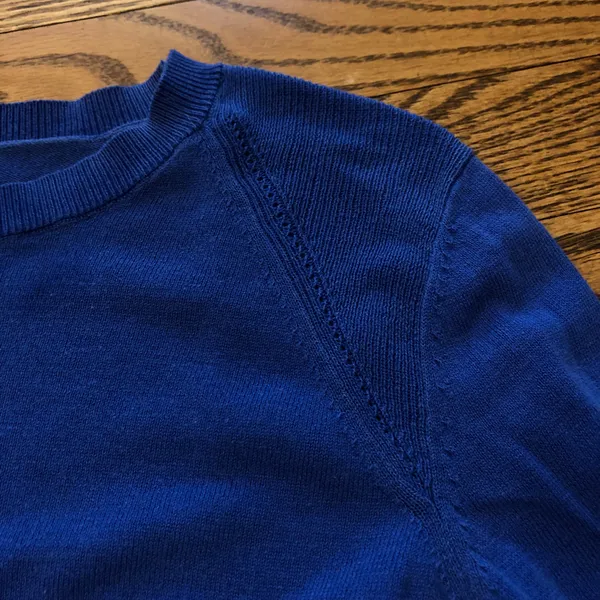 Banana Republic Sweater Silk Cotton Blue - Image 6