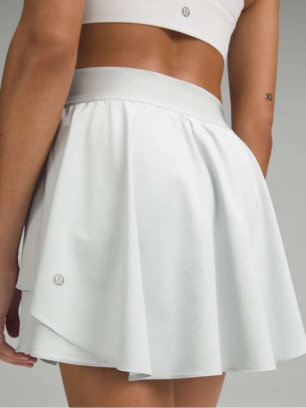 Lululemon women’s active court rival high rise white wear tennis skirt size 10 - Image 2