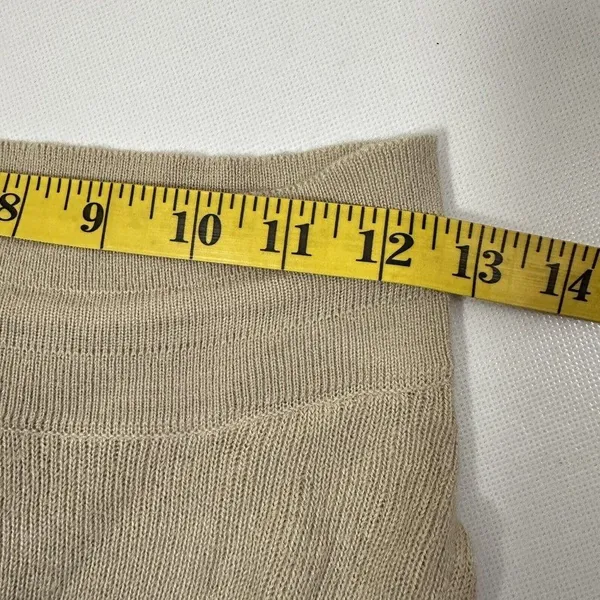 Nasty Gal Womens Pants Neutral Tan Knit Sweater Lounge Jogger Pockets Soft 6 - Image 6