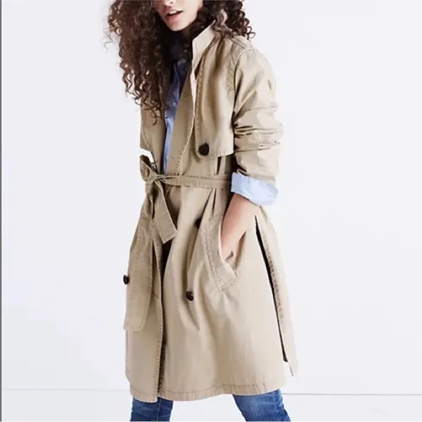 Madewell trenchcoat classic camel - Image 4