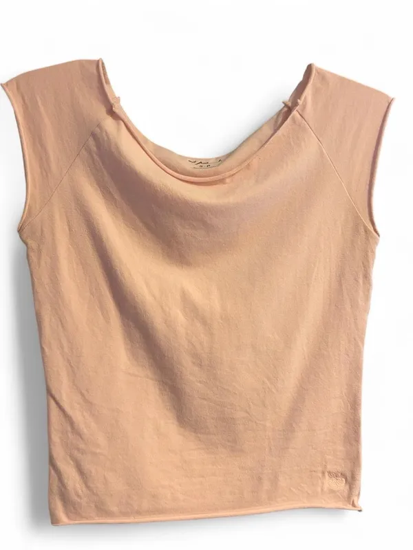 Urban Outfitters Baby Pink Cap Sleeve Crop Top - Image 5