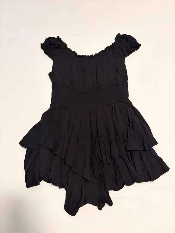 Princess Polly Corset Romper Black - Image 5