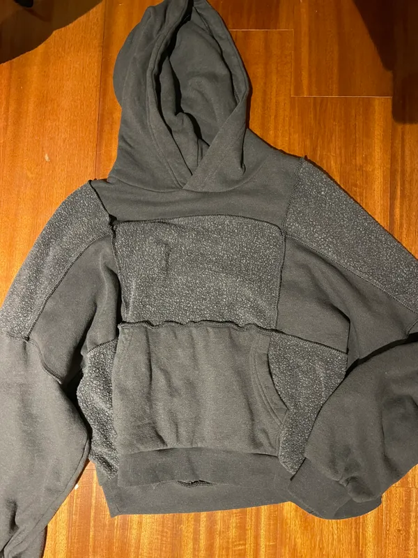 Aerie Sherpa Patch Work Hoodie s - Image 5