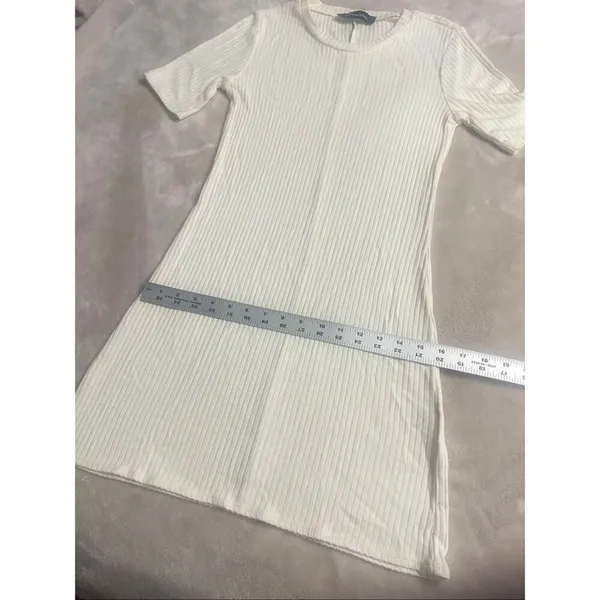 Reformation Banbrook Women’s Small Cream Short Sleeve Mini Dress A Line - Image 9
