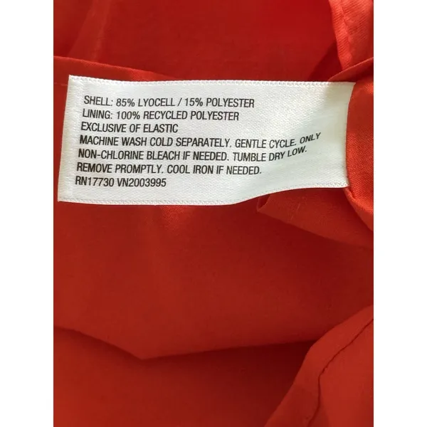 A‎ New Day NWT Balloon Long Sleeve Shirring Mini A-line Dress Orange-Red XS - Image 5