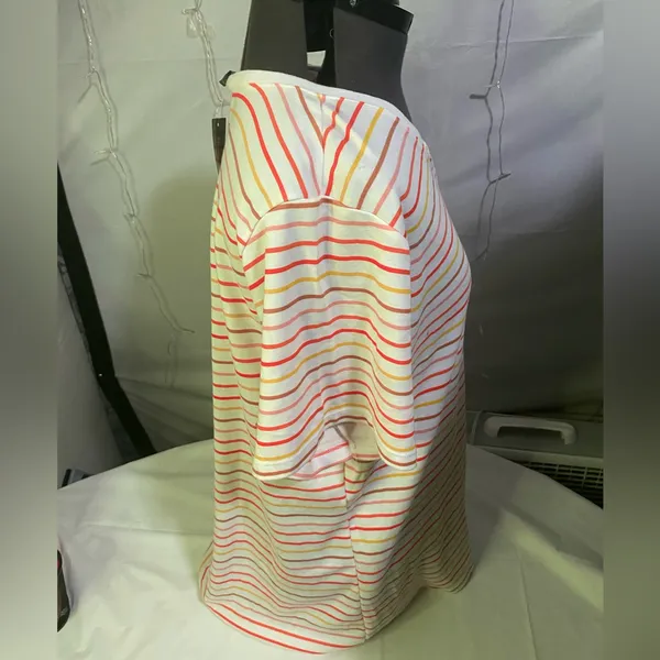 Striped Women's Top - Red and White - Image 3