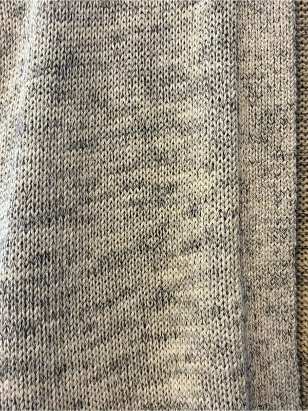 Joie Sona open front fringe hem linen blend open cardigan sweater medium - Image 9