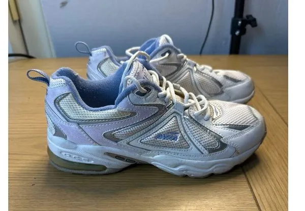 Avia Womens Mesh Upper Sporty Athletic Running Sneakers Shoes White Size 7 - Image 3