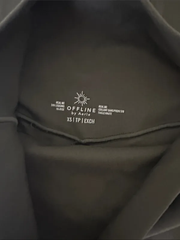 Offline Aerie High-Waist khaki green/olive Leggings - Image 3