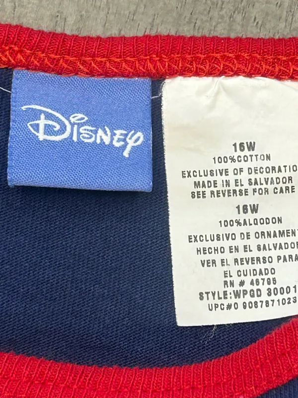 VTG 90s Disney Eeyore Winnie The Pooh Graphic T Shirt XL Colorblock whimsical XL - Image 4