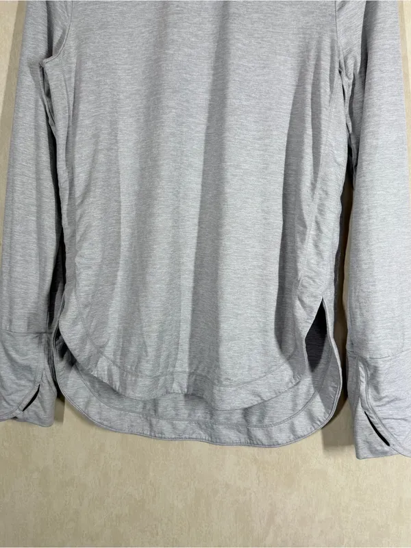 Athleta Women’s Uptempo Top Shirt Longsleeve Cozy in Gray S - Image 4