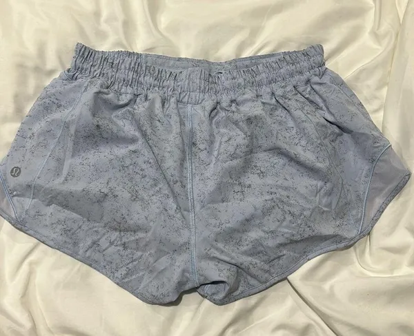 Blue and Grey lululemon speed up shorts 2.5” - Image 2