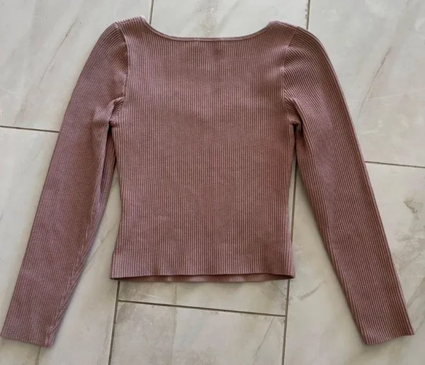 Sculpt Knit Sweetheart Longsleeve - Image 8
