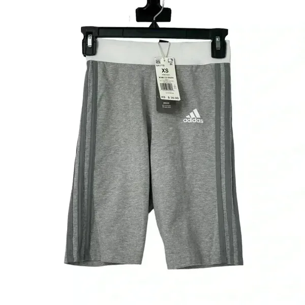 Adidas Shorts Womens Xs Must Haves 3-Stripes Biker Tights Athletes Athletic - Image 10