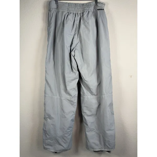Columbia Vintage 90's Womens Full Side Zip Ski Snow Pants Gray Size XL F2 SL8087 - Image 5