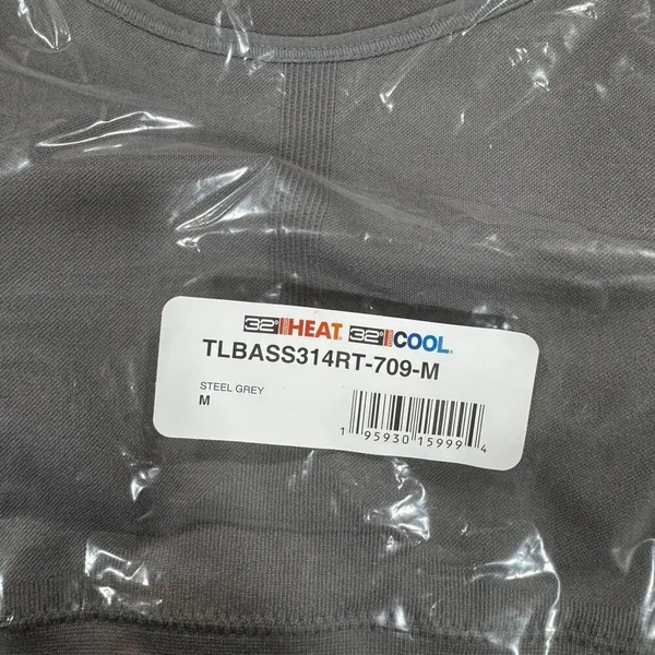 32 Degrees Heat WOMEN'S SEAMLESS RACERBACK SPORTS BRA Steel Grey - Image 5