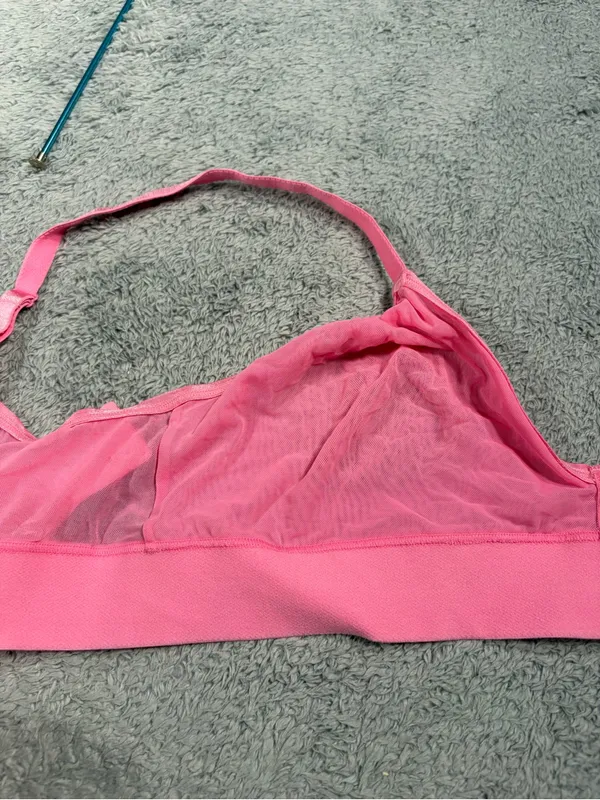 Parade Pink Wireless Mesh Bralette XL - Image 13