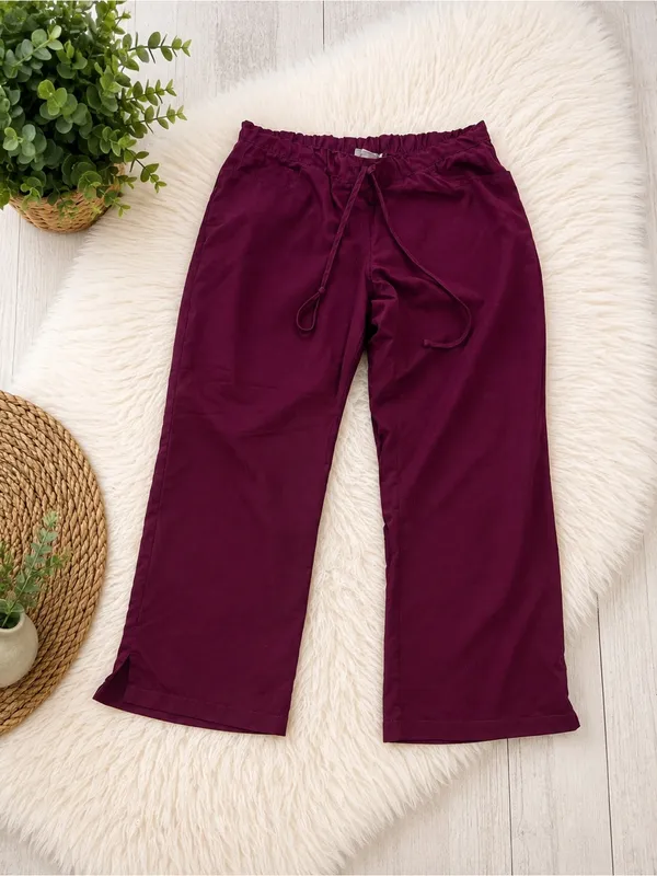 Cherokee Top/Greys Anatomy bottom scrub set– XL (640) Purple - Image 4