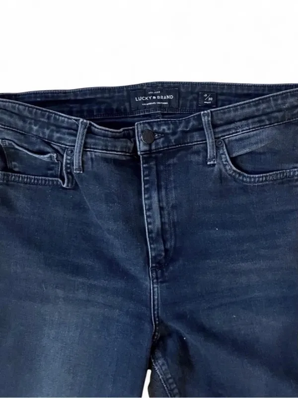 LUCKY Brand ‘BRIDGETTE SKINNY’ Black High Waist Jeans Sz 10/30 ANKLE - Image 3