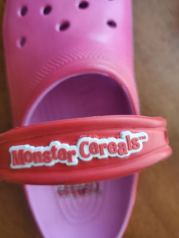 Red And Pink Crocs Slip-On Shoes Size 8 Mens And 10 Womens - Image 3