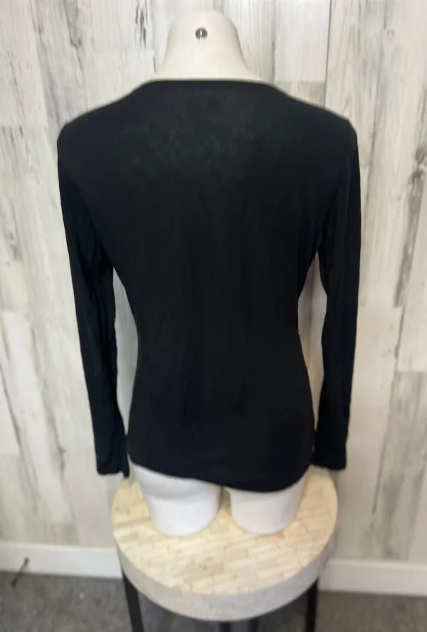 Long Sleeve Top Black Size M - Image 3