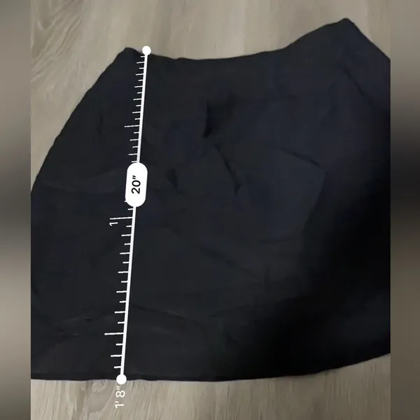 Vintage Gianni Sport Black Made in USA‎ A-Line Mini Skirt Size 12 - Image 9