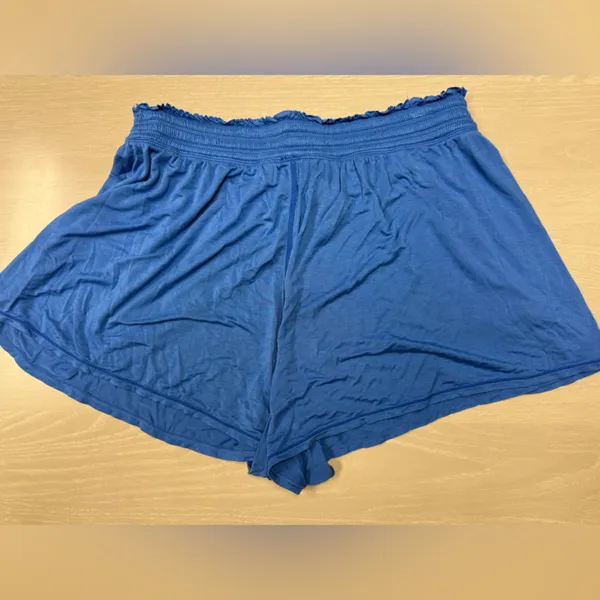 Free People Movement Women Size Small Blue Dreamwork‎ shorts Elastic drawstring - Image 4