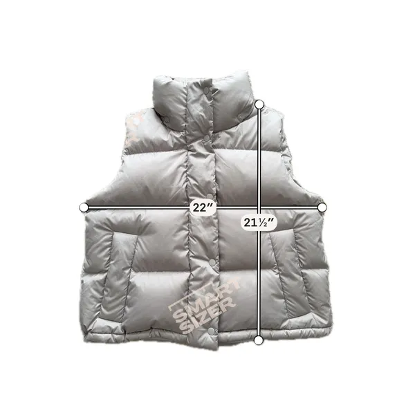 Lululemon Womens Wunder Puff Cropped Vest Size 4 Natural Ivory Outdoor Hiking - Image 8