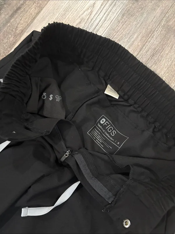 Figs Limited Edition Black Tilpa High Rise Scrub Pants - Image 6