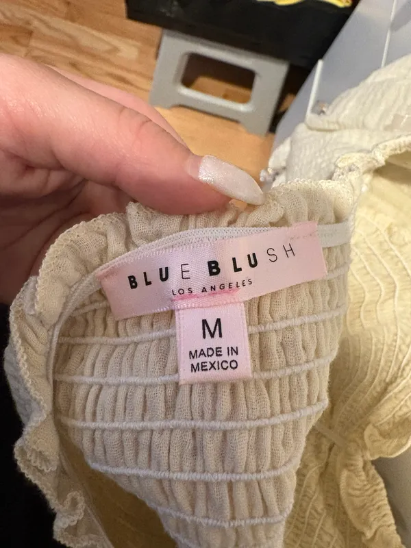 Blue Blush Crop Top - Image 3