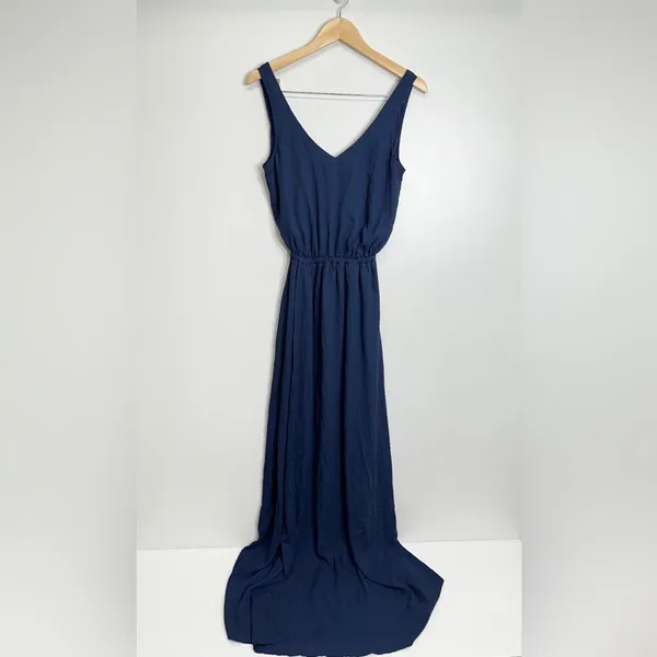 Show Me‎ Your Mumu Dress Small Navy Blue Kendall Maxi Bridesmaid Formal - Image 3
