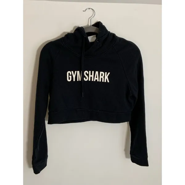 GymShark‎ Crest Cropped Hoodie size small - Image 2