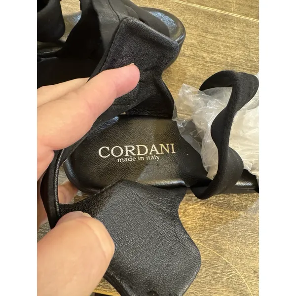 CORDANI Jillian Strappy Platform Sandal Black Size 38 US 7.5‎ - Image 11