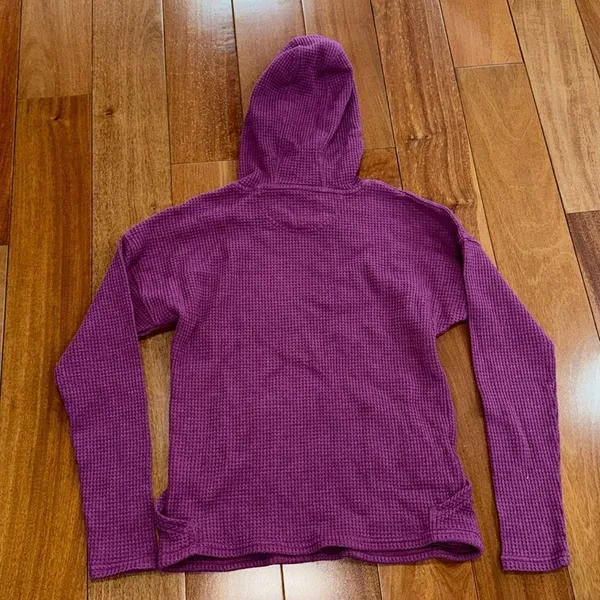 Carhartt Women's Relaxed Fit Heavyweight Long-Sleeve Hooded Thermal Shirt Sz XS - Image 6