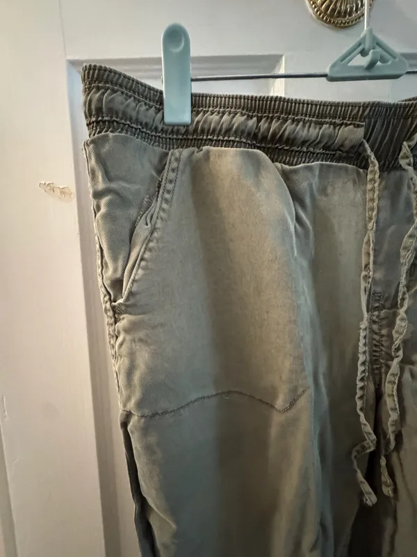 Army Green Calvin Klein Cargo Pants - Image 2