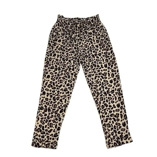 Almost Famous Leopard Print Lightweight Ankle Length Pants(Size Medium) - Image 2