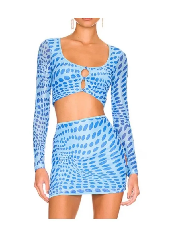 superdown Crop Top And Skirt Set - Image 2