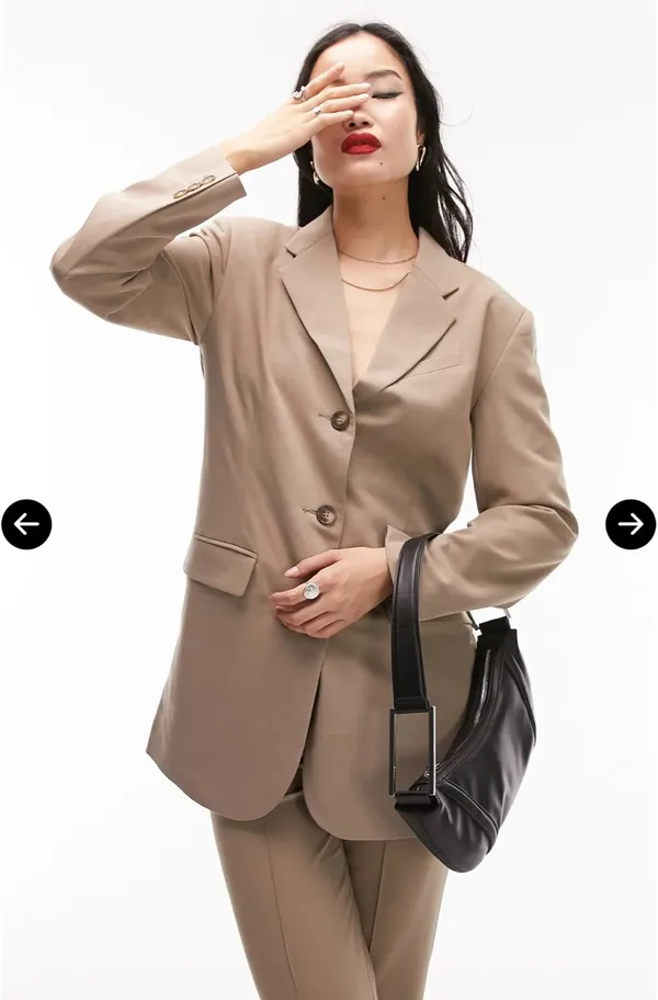 Top shop Khaki blazer - Image 3