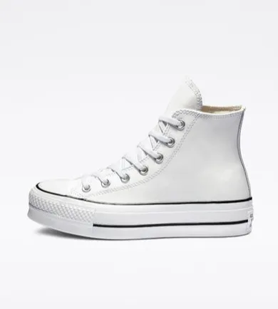 Chuck Taylor All Star High Top Platform Leather Sneaker - Image 2