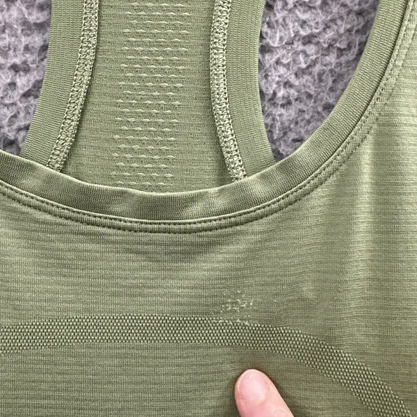 Lululemon Swiftly Tank Top Green Athletic Athleisure Gym‎ Workout Women's 6 - Image 2
