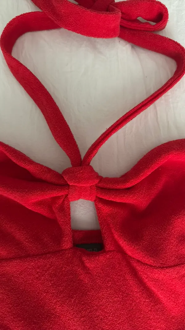 Target Halter Romper Red - Image 3