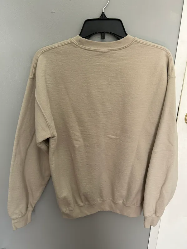 Tan Butterfly Crewneck Sweatshirt - Image 3