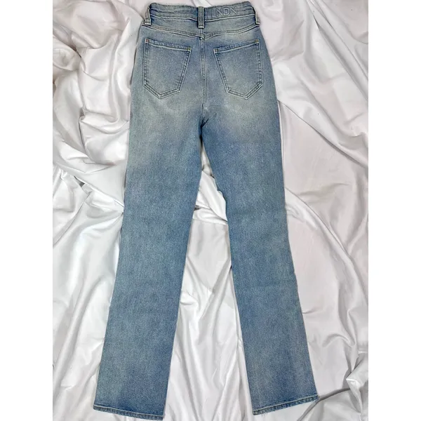 LNDN Landon Denim High Rise Straight Leg Distressed Jeans 36" Waist - Image 15