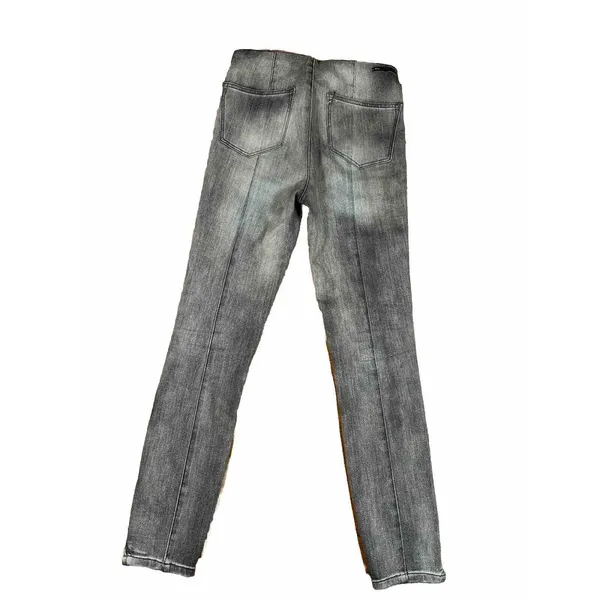 Pilcro and the Letterpress High Rise Denim Legging sz 28 Gray Pant Anthropolgie‎ - Image 5