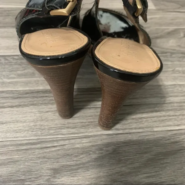 Franco Sarto Black Tan Heels; Size 9.5 Women’s - Image 12