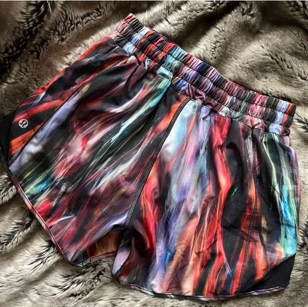 Lululemon Multi Colored Hotty Hot Shorts - Image 5