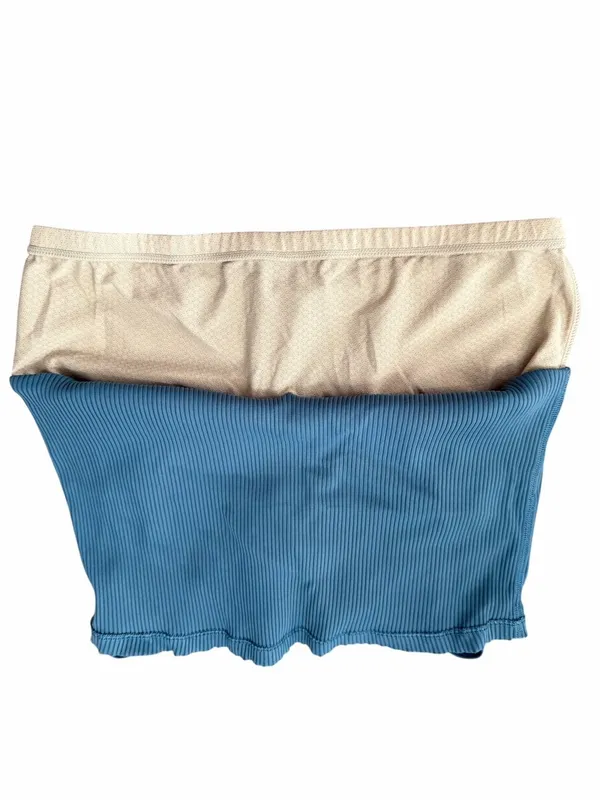 VUORI rib crop tank large pool blue - Image 4