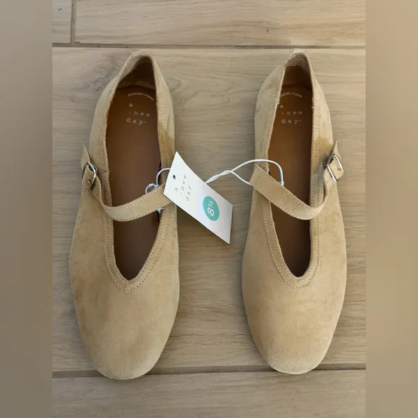 NEW Elena Mary Jane Flats Memory Foam Insole - A New day Taupe Target 8.5 - Image 3