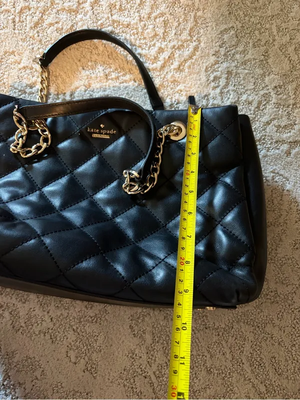 Kate Spade New York Emerson Place Allis Quilted Cow Leather Handbag Shoulder Bag - Image 9