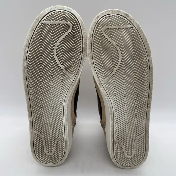 Nike Womens 7 Shoes Shoes Blazer Mid Rebel XX Bio‎ Beige Suede Sneakers Side Zip - Image 7